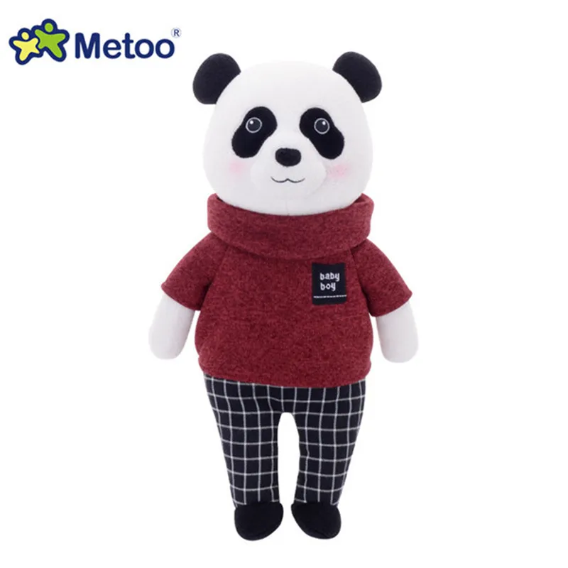 red panda Новые оригинальные 45 см Мультяшные мягкие животные Metoo Мягкие плюшевые игрушки куклы детские игрушки для сна для детей на день рождения Рождественские подарки C24 - Цвет: red panda