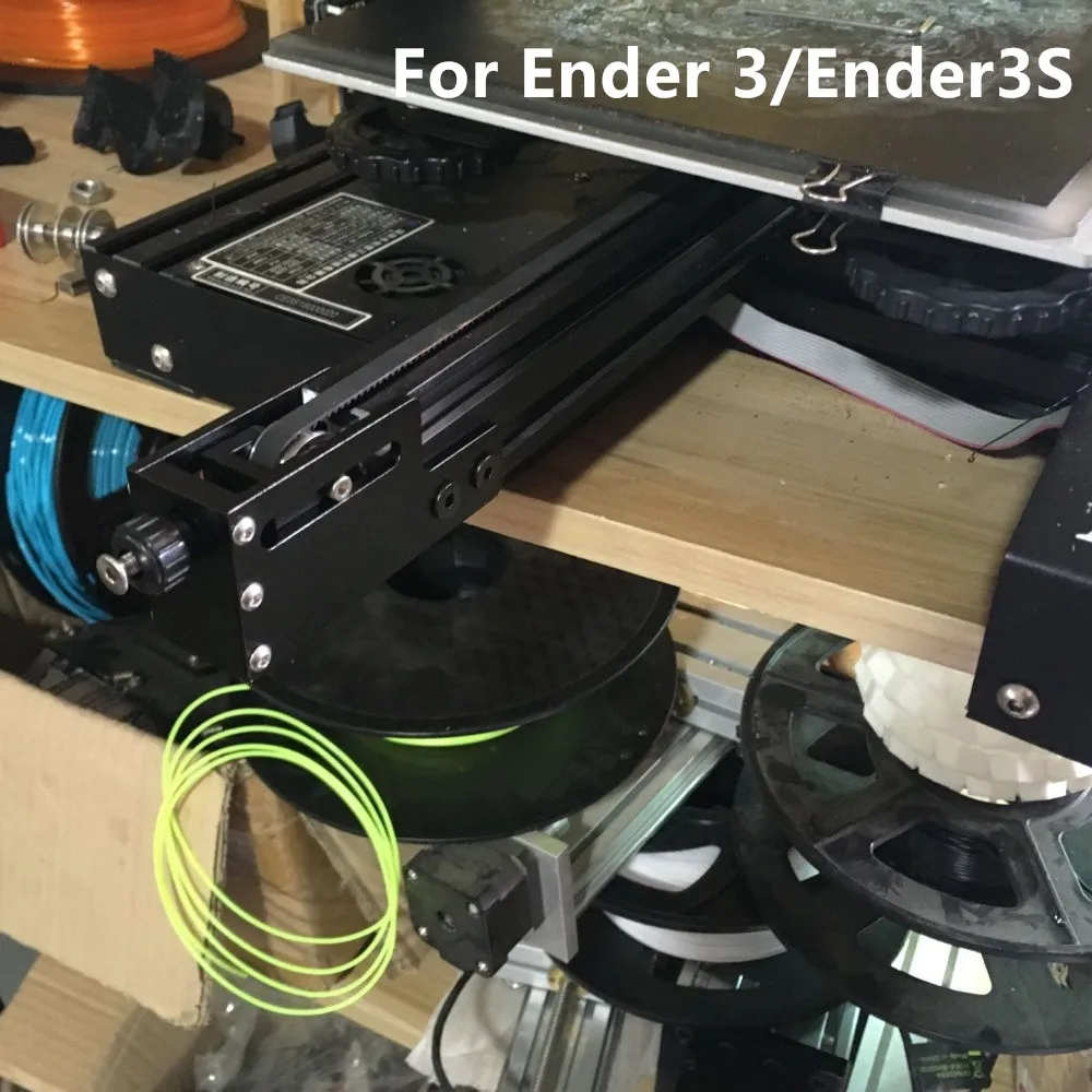 Обновление Алюминий сплав ENDER-3/Ender-3S CR-20 3D принтер Y оси натяжитель ремня комплект