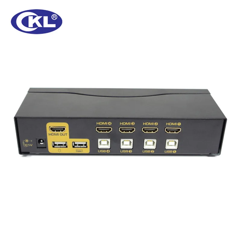Переключатель KVM HDMI с 4 портами и автоматическим сканированием переключатель в 1