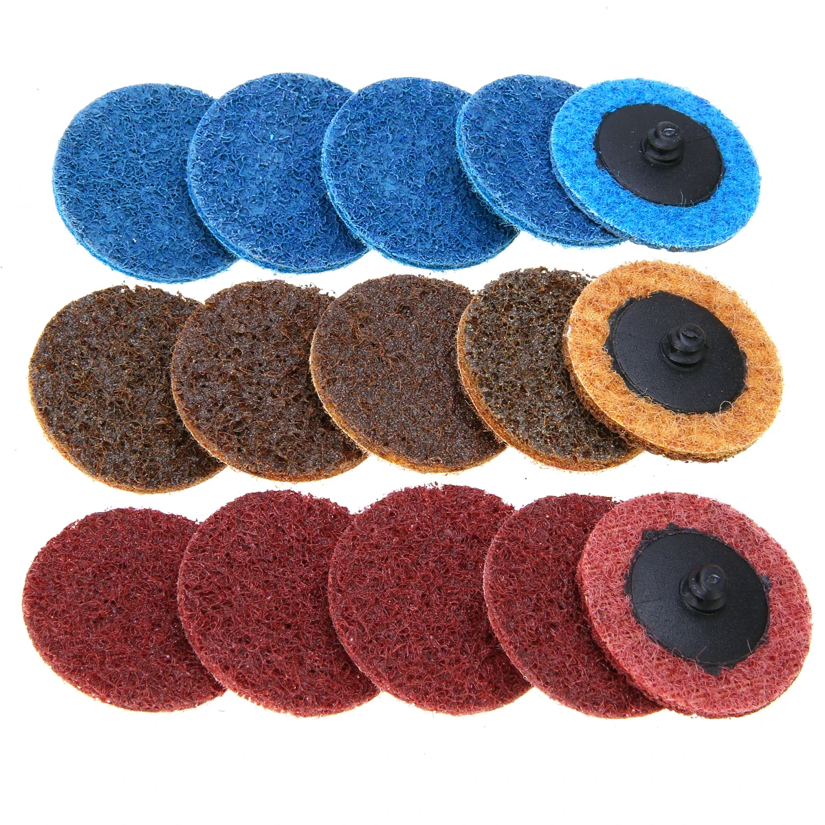 

Mayitr 30pcs 2" Roloc Roll Lock Sanding Disc Surface Conditioning Fine Medium Coarse For Stainless Steel Standard Alloyed Steel