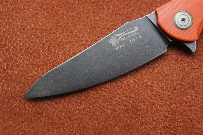 Складной нож Maxace Wind Flipper, лезвие: S35VN, Ручка: G10, тактические карманные ножи для выживания на открытом воздухе, инструменты для повседневного использования