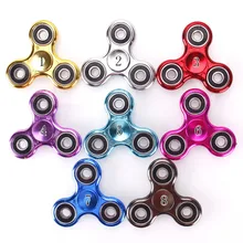Стиль яркий цветной Спиннер из АБС-пластика куб Tri Finger ручной Спиннер антистресс игрушки для детей взрослых палец Спиннер подарок#238867