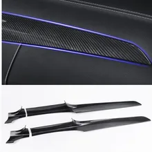 Автомобильная центральная консоль Накладка на приборную панель для Mercedes Benz C Class W205 180 200 GLC X253 260-18 LHD цвет из углеродного волокна