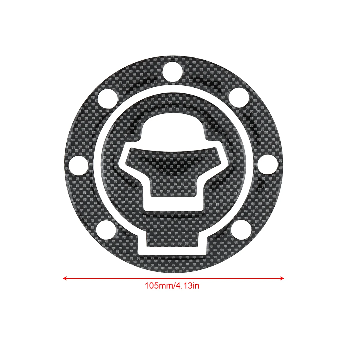 Honda Sticker Sticker Decal Motorcycle White 105 mm.