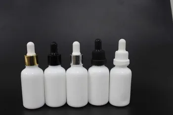 

50pcs 30 ml porcelain white Essential oil bottle / glass bottles / Dropper bottles / with rubber dropper cap