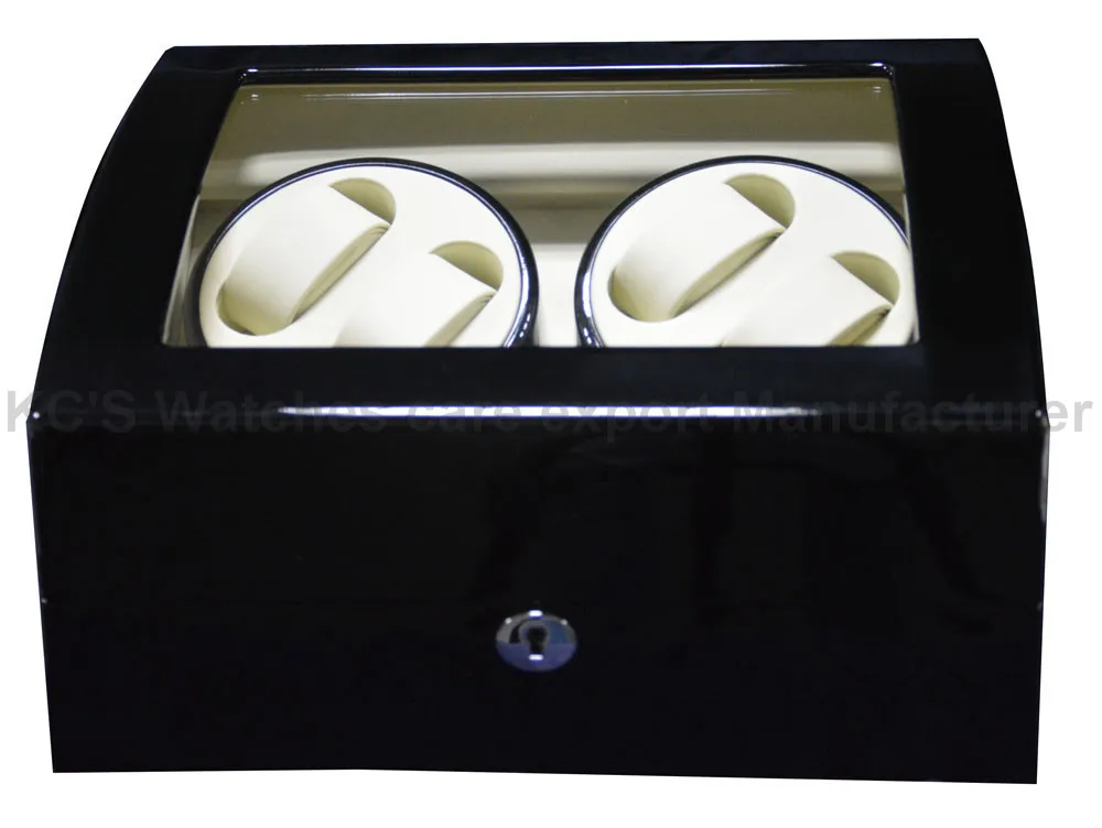 4 Quality Automatic Watches Winder Wood + 6 Storage Slots houshold convenient watch collection box and great great gift