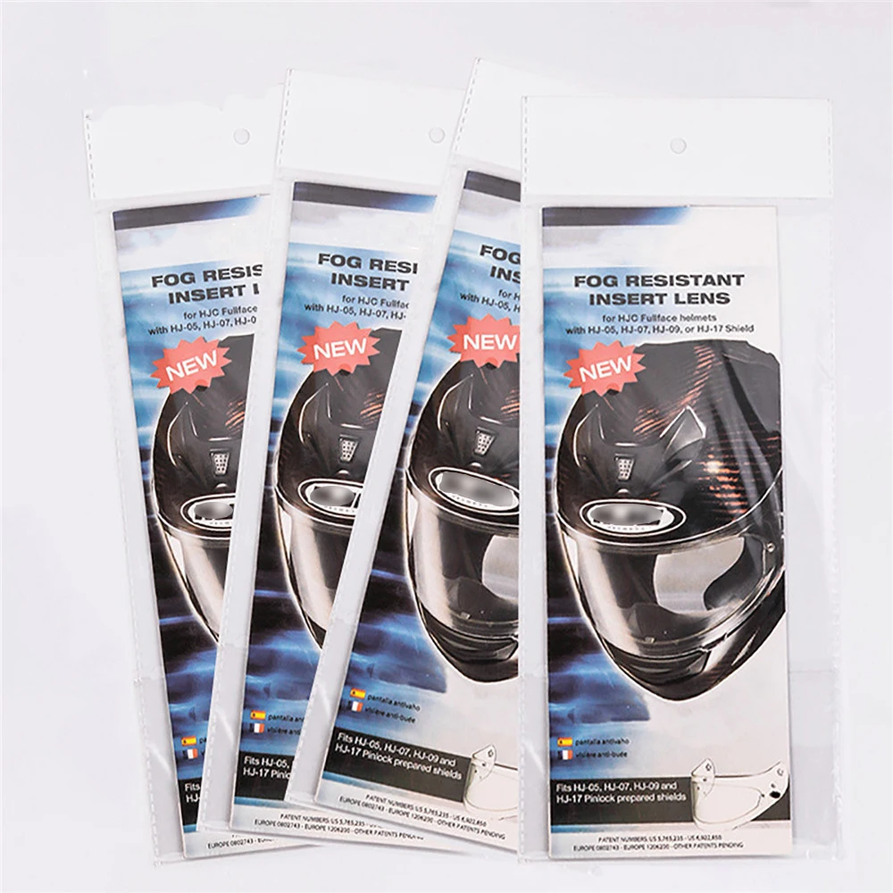 

Clear Pinlock Anti-fog Patch For HJC CL-16 CL-17 CL-ST CL- SP CS-R1 CS-R2 CS-15 TR-1 FG-15 Full Face Helmet Lens Anti-fog visor