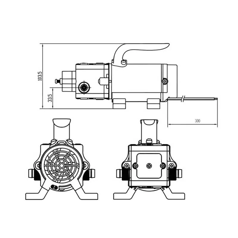 Электрический 12V 120W 130Psi 10L/мин водяная пленка высокого Давление самовсасывающий