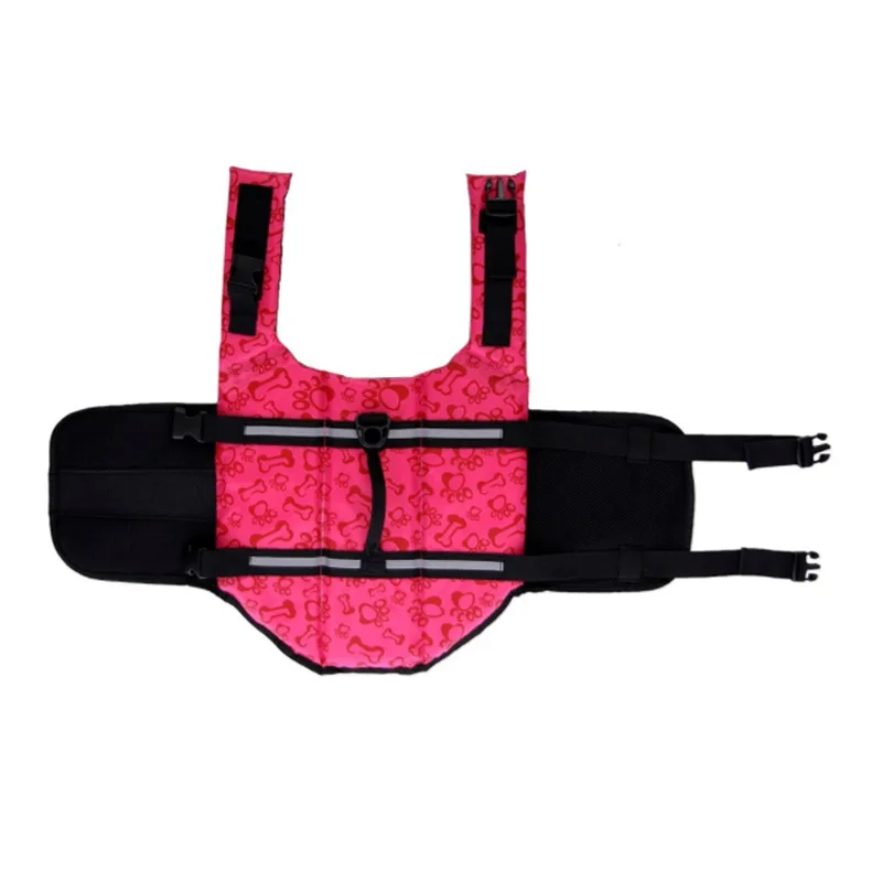 RFWCAK الحيوانات الأليفة المائية عاكسة الحافظ تعويم سترة الكلب القط التوقف سترة نجاة سلامة الملابس لتصفح السباحة سترة ملابس السباحة