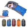 Lixada 190 * 75cm Outdoor Camping Bag Hiking Sleeping Bag Multifunctional Ultra-light Envelope Hooded Sleeping Bed Lazy Bag 1