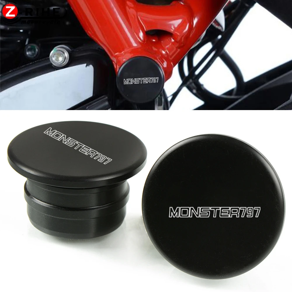 

For Ducati MONSTER 797 2017 2018 Nylon Motorcycle Protection Holes Plug Kits Cap Motorbike Accessories Frame Hole Caps Set