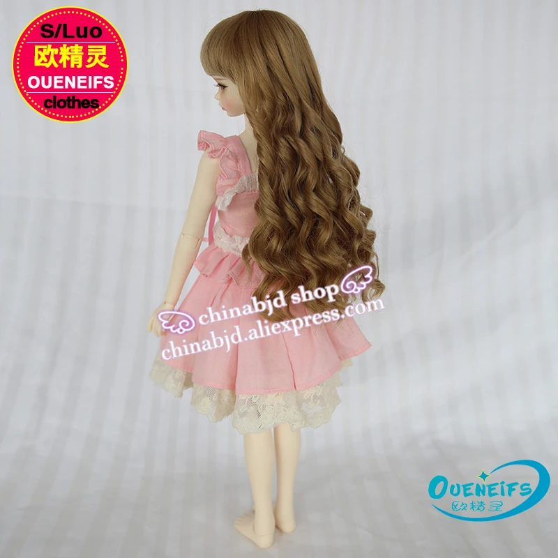 BJD одежда 1/4 Кукла тело девушка розовый без рукавов килт платье для Minifee Fairyland тело YF4-22 куклы аксессуары