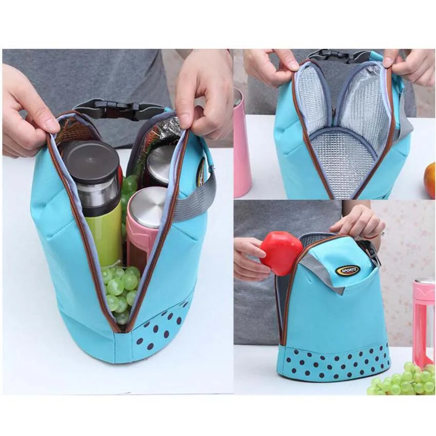 

Insulated LunchBox Freezable Lunch Bag With Zip Closure Lunch Organizer Lunch Holder Container For Food Storage