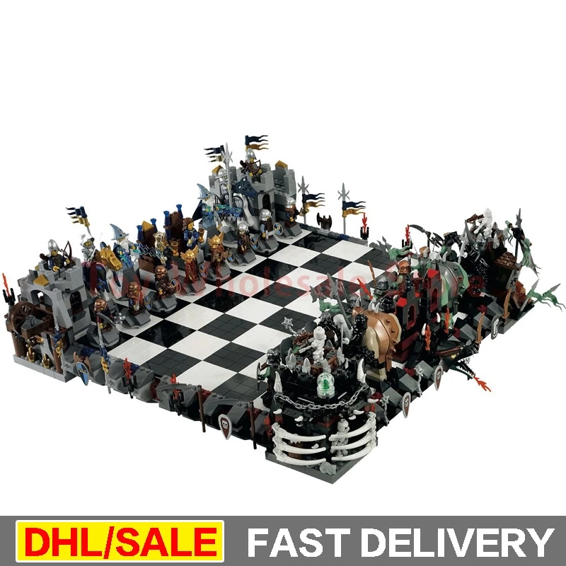 

Lepin 16019 Movie The Castle Giant Chess Set Building Blocks Model Bricks Toy Compatible With Legoing 852293 Christmas Gift