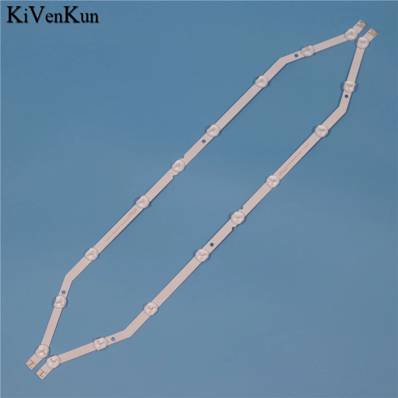 

9 LED Lamp TV Backlight Strip Lamp For Samsung LH32HDBPLGR/ZA UA32EH4003 UA32EH4005 UA32EH4009 32" Bars HD Lens Kit LED 2 Bands