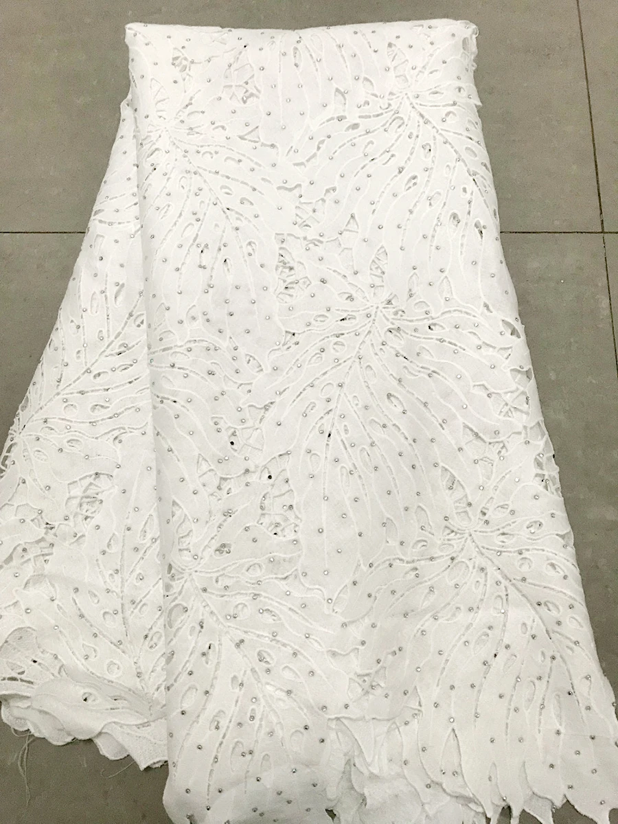 

High Quality Nigerian Lace Fabrics 2018 With stone African French Net Lace Fabric Embroidered Tulle Mesh Lace