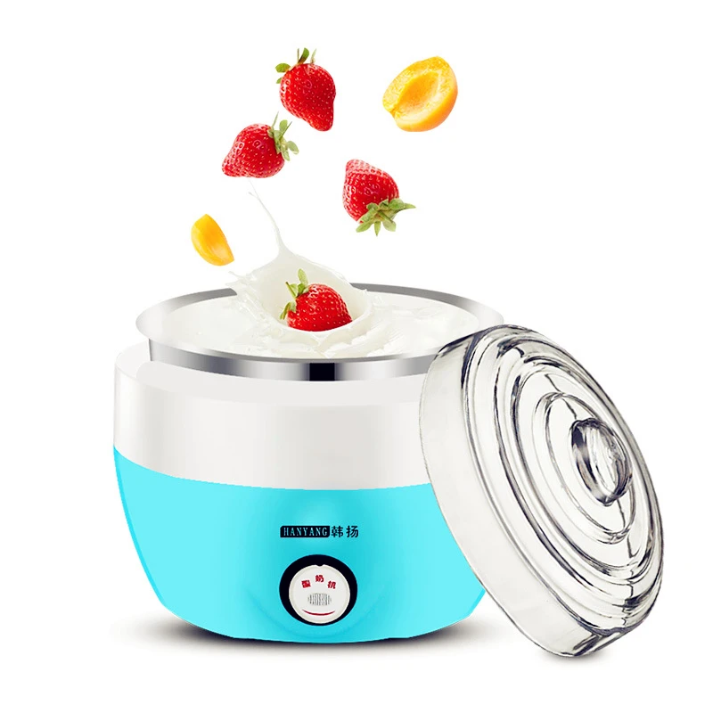 LSTACHi Электрический многофункциональный йогурт производитель из нержавеющей стали лайнер мини автоматическая машина чашки для йогурта кухонные приборы
