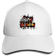 Счастливый Хэллоуин Мужская структура саржевая Кепка Регулируемая остроконечная шляпа сэндвич(1