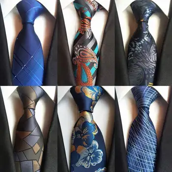

2018 High Quality Mens Christmas tie Silk Tie 100% Jacquard Woven Classic Cravatte Mens Silk Ties Gravata Corbatas ties for men