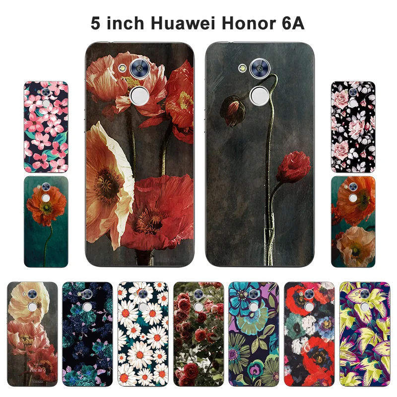 Модный мягкий чехол из ТПУ для Huawei Honor 6A силиконовый с рисунком 6A|shell cover|huawei casecase