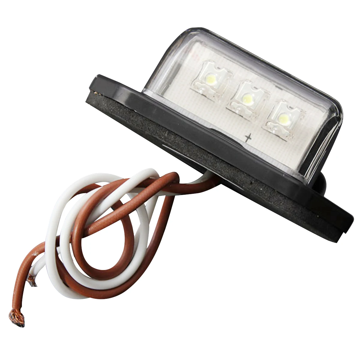 12/24V 3 LED LICENSE PLATE TAG LIGHT BOAT RV TRUCK TRAILER INTERIOR