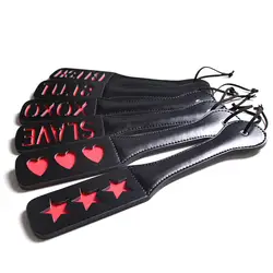 Пикантные Эротическое белье для дамские туфли из pu искусственной кожи БДСМ фетиш-Кнут лопатка шлепалка SM игры эротические игрушечные