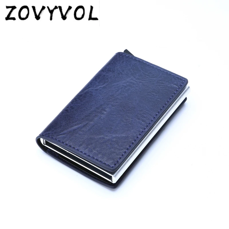 

ZOVYVOL Wallet Men Money Bag Slim Mini Purse Male Aluminium Rfid Card Holder Wallet Thin Small Smart Wallet Walet portfel