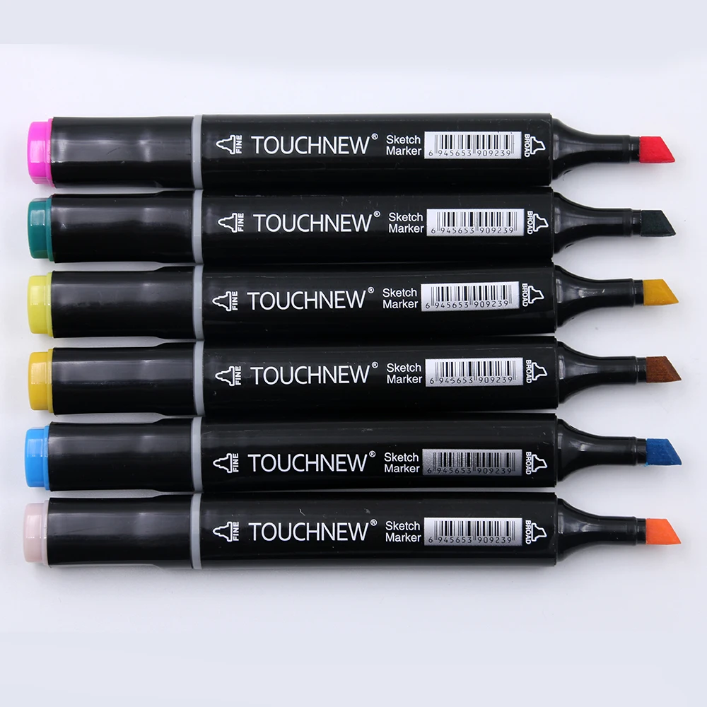 TOUCHNEW 30/40/60/80 цветов художественные маркеры на спиртовой основе Набор для