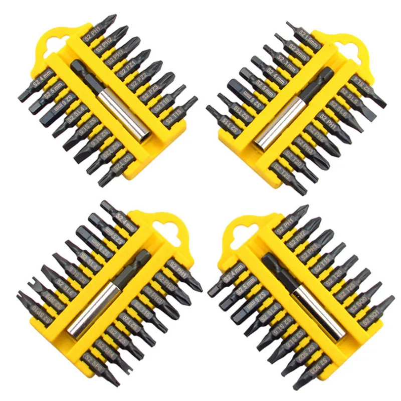 17 шт. защита от взлома Torx Hex Star Набор бит магнитный держатель отвертка Биты торкса
