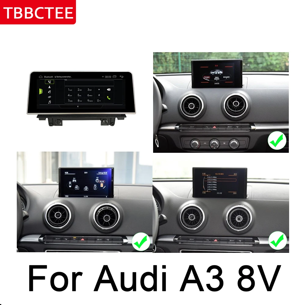 Для Audi A3 8V~ MMI Автомобильный сенсорный экран для Android Радио Аудио мультимедийный плеер стерео дисплей навигация gps навигационная карта wifi