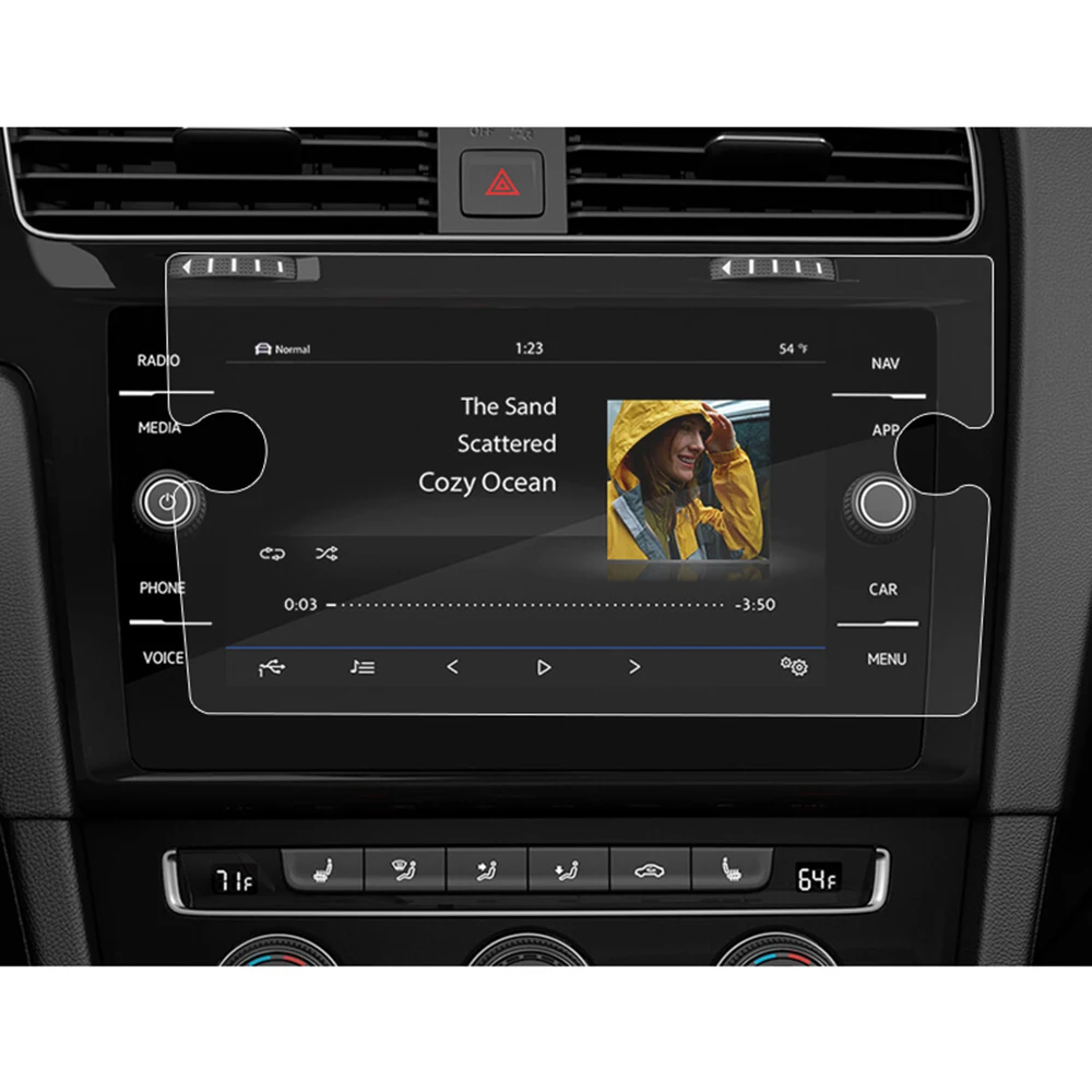 Для Volkswagen Jetta Golf VW Golf R GTI Alltrack sportwgen аксессуары для салона автомобиля " Навигационная защита экрана