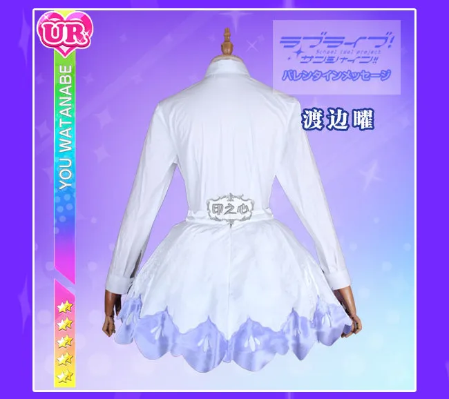 LoveLive! Sunshine! Aqours над радугой Chika Riko kanan Dia You Yoshiko Hanamaru Mari Ruby косплей костюм платье