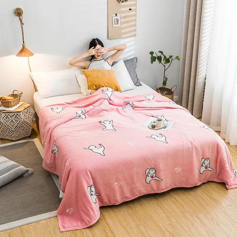 Покрывало для кошек, одеяло 200x230 см, очень мягкое фланелевое одеяло высокой плотности для дивана/кровати/автомобиля, переносные пледы