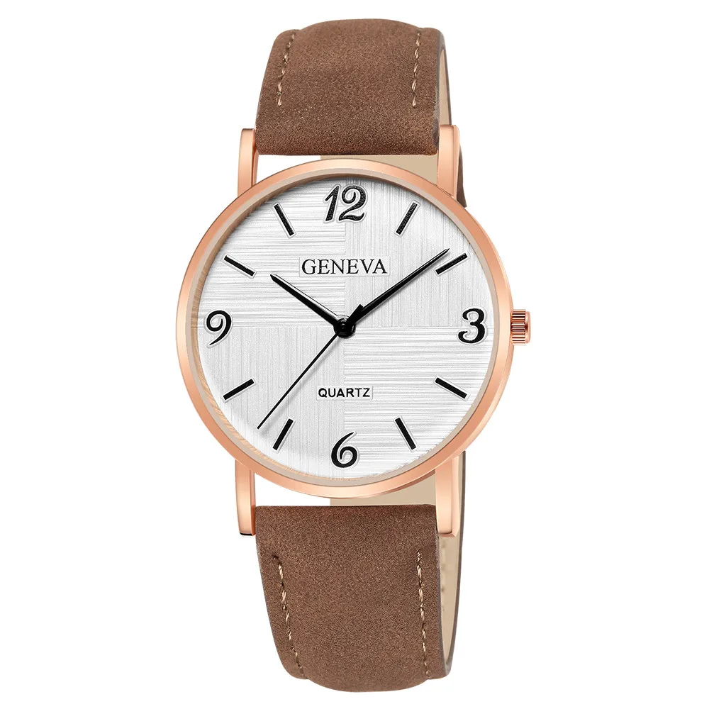 

New Fashion Women 's Luxury Leather Band Analog Quartz Diamond Wrist Watch relojes mujer 2018 ladies watch