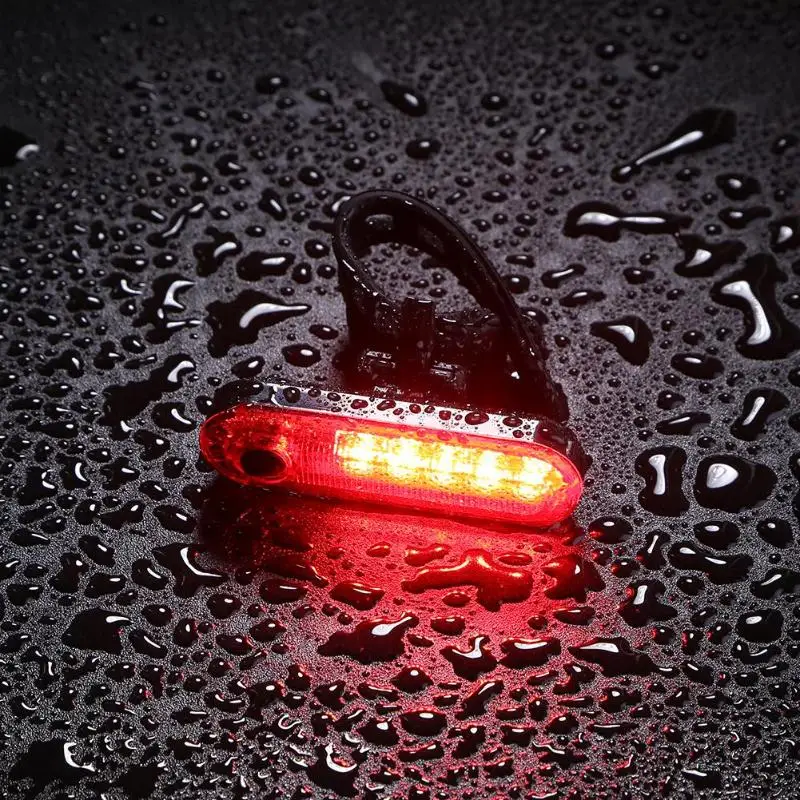 Flash Deal Portable USB Rechargeable Bicycle Rear Light Cycling LED Taillight Waterproof MTB Road Bike Tail Light Back Lamp for Bicycle 2