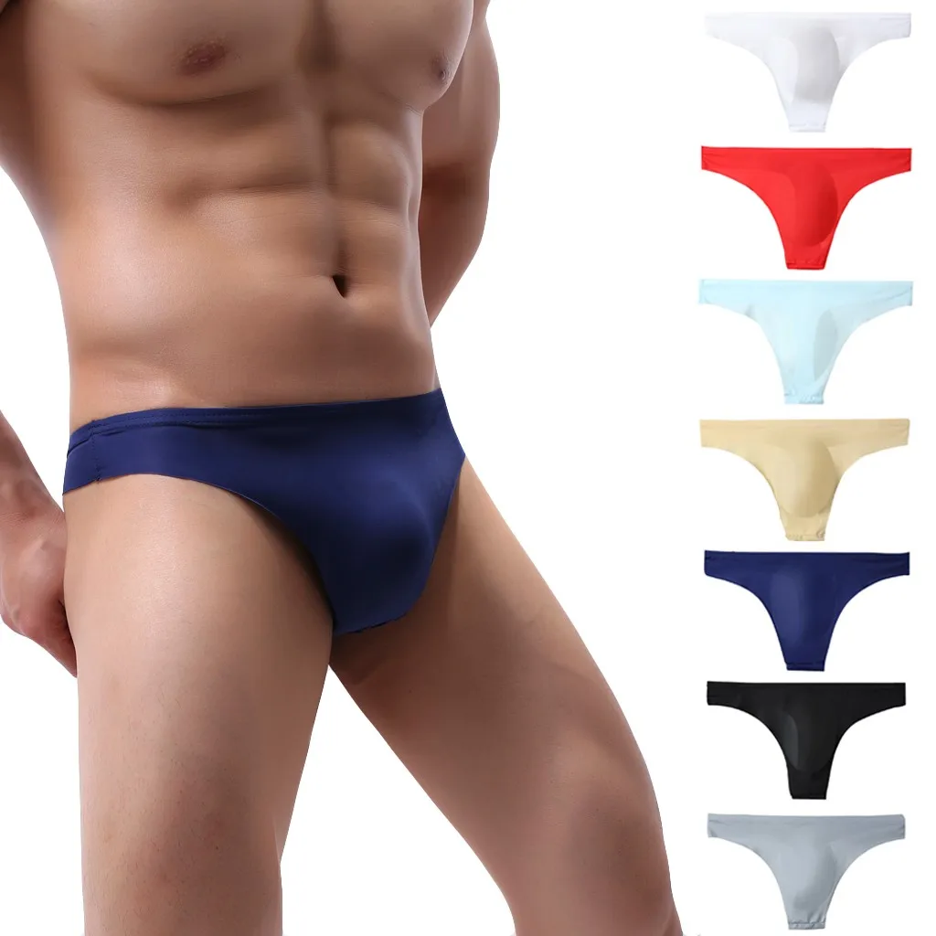 

gay men underwear Mesh Low Waist Underwear Soft Breathable Knickers Short Sexy Briefs male Panties ropa interior hombre
