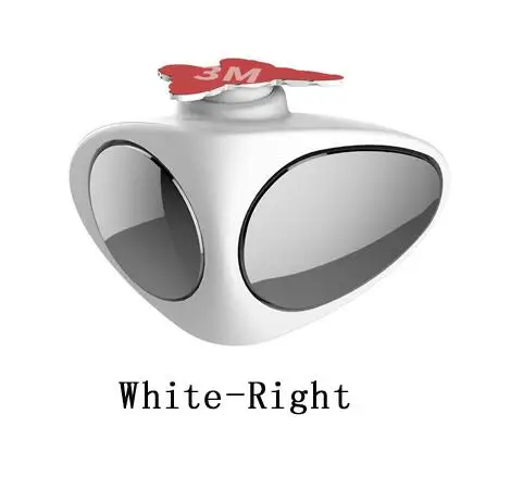 White-Right Yesplease Автомобильное зеркало заднего вида выпуклый широкоугольный зеркало переднее колесо Автомобильное Зеркало вращающееся регулируемое зеркало для слепых зон - Цвет: White-Right