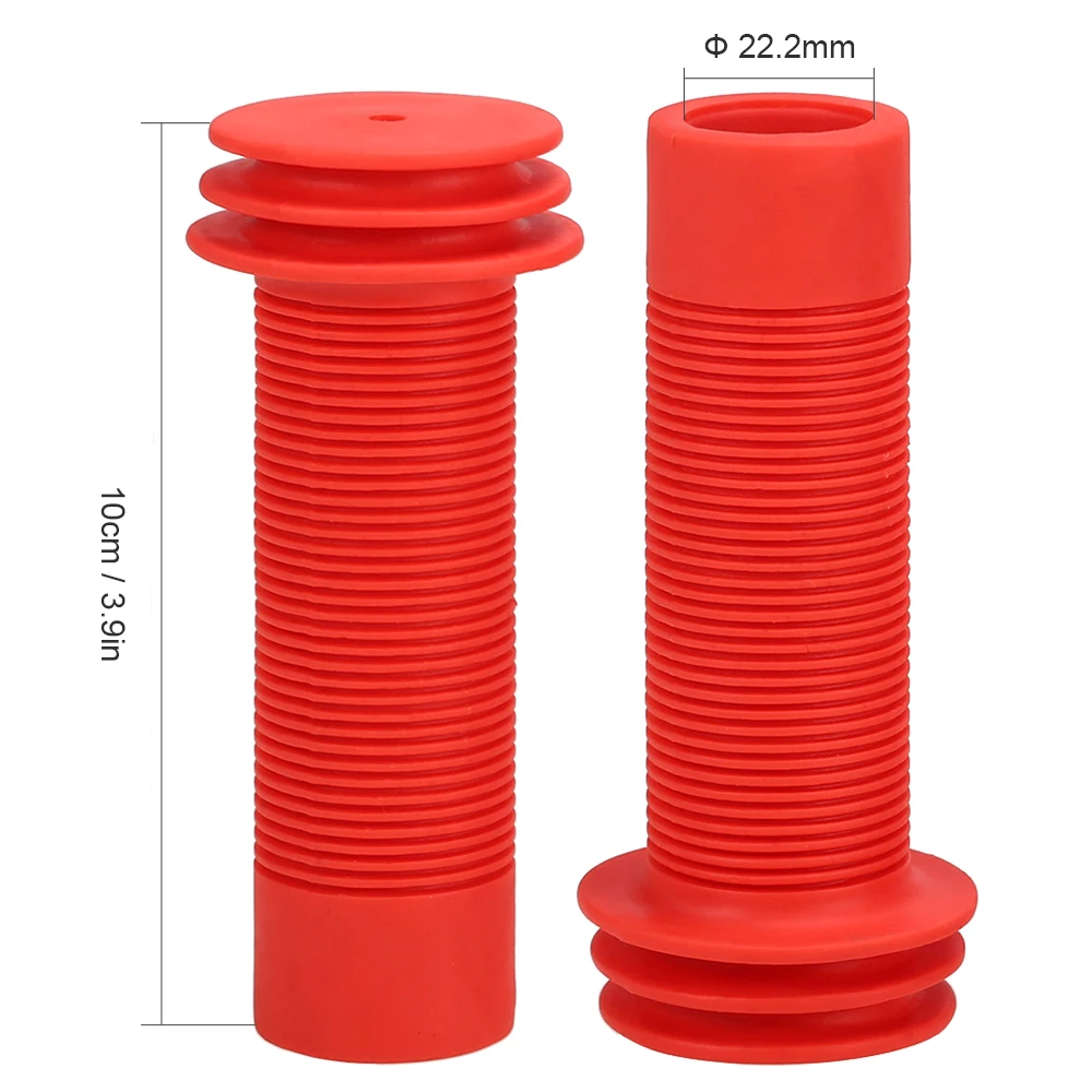 2PCS Anti-skid Kid's Bike Scooter Bar End Grips Bike Handlebar Grips Fit 22.2mm Handlebar