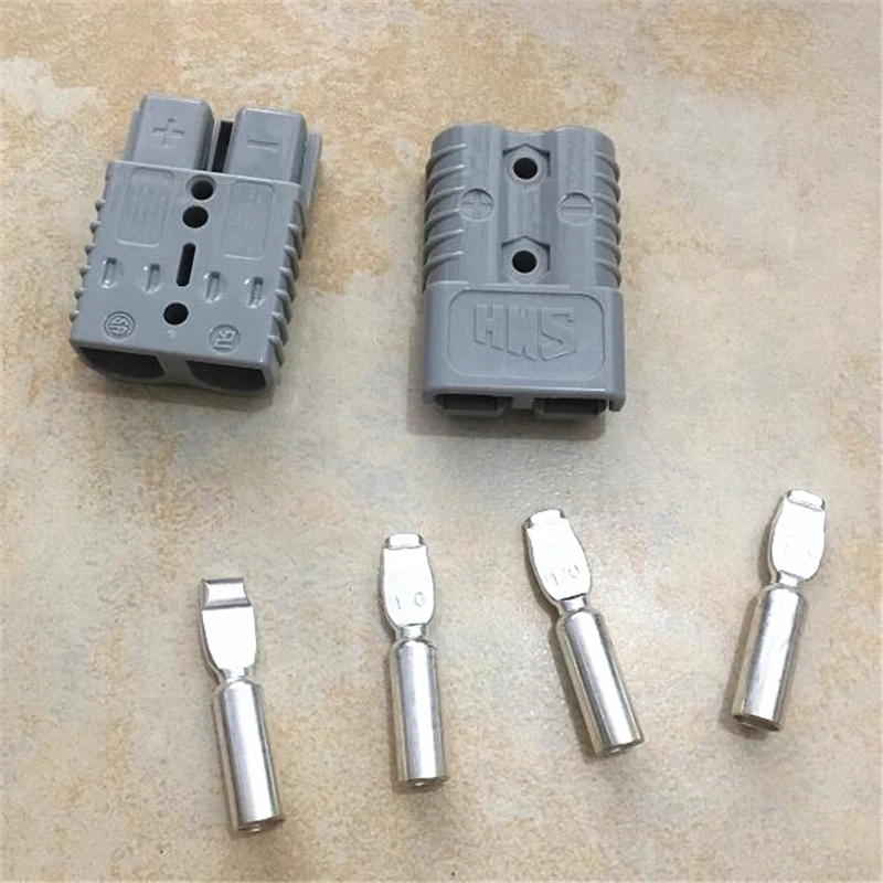 10Pcs/Lot SMH SY 175A 600V FORKLIFT BATTERY PLUG POWER CONNECTOR WITH #1/0 CONTACTS