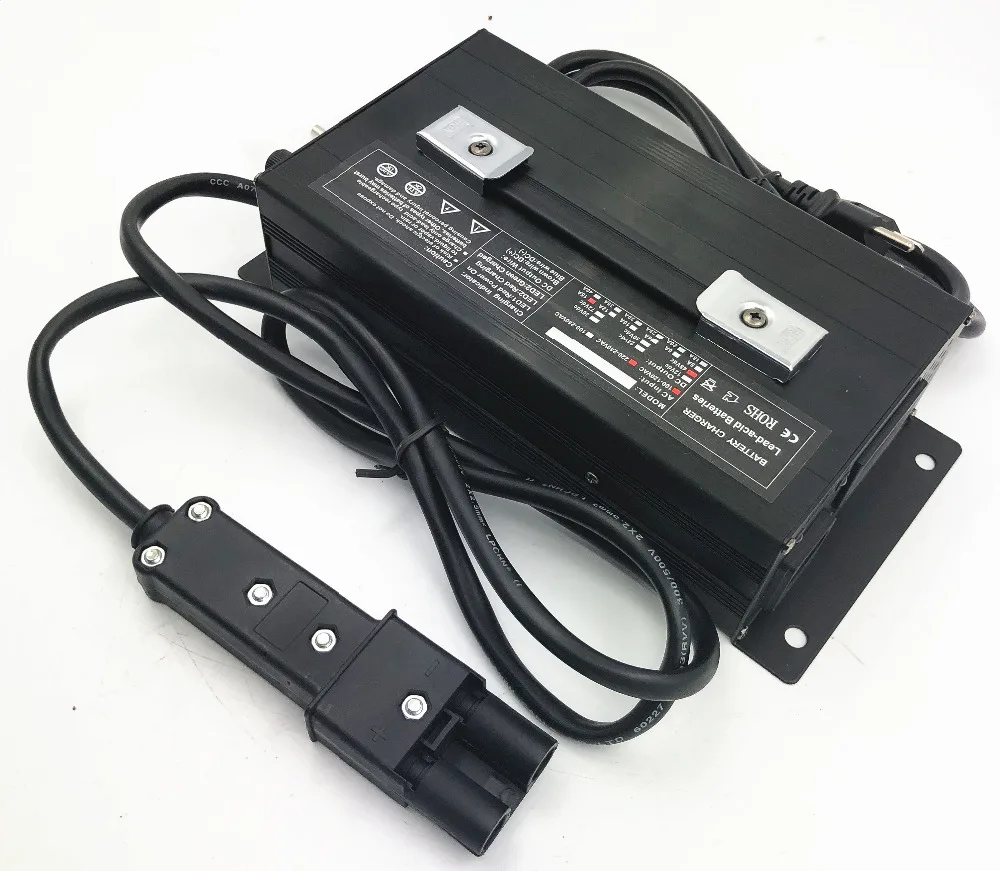 Yamaha 36 volt 36v Battery Charger Golf Cart 17 Amps 2 Prong with LED