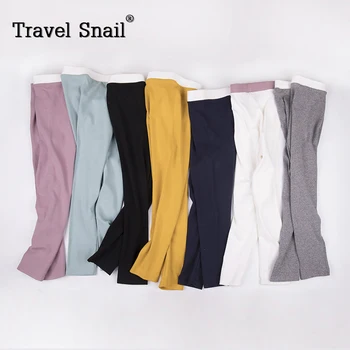

Travel snail Girls Leggings 2018 New kids legging for girls pants children trousers for girls cotton solid height 90cm-150cm