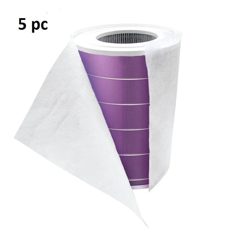 

Air filter Universal Air purifier PM2.5 5 PCS Electrostatic Cotton Anti-dust Air purifier Filter for mi 1/2/2S Car accessories