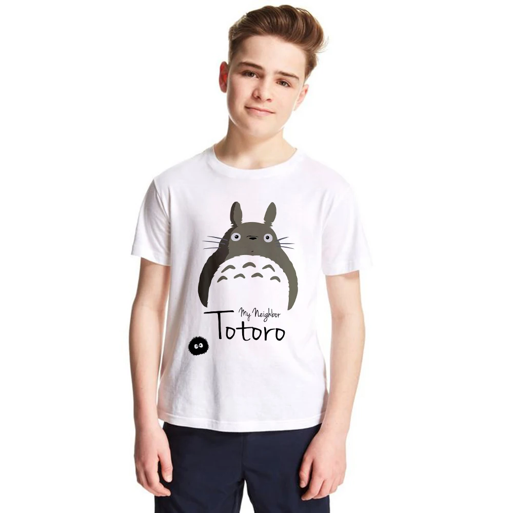 

1-12Y Boys Girls Cartoon T-shirts Summer Style New Children's Clothing Unisex T Shirt Kid Clothes Totoro Casual Cotton T-shirts