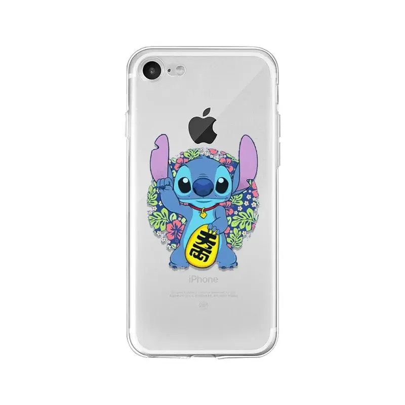 Yinuoda милый мультяшный Лило Ститч цветной чехол для телефона Apple iPhone 8 7 6 6S Plus X XS MAX 5