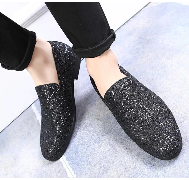 Men's Casual Shoes Mens Shoes Casual Mens Dress Shoes Breathable Slip-On Men's Loafers Flats Driving Shoes Plus Size 46 47 48 (4)