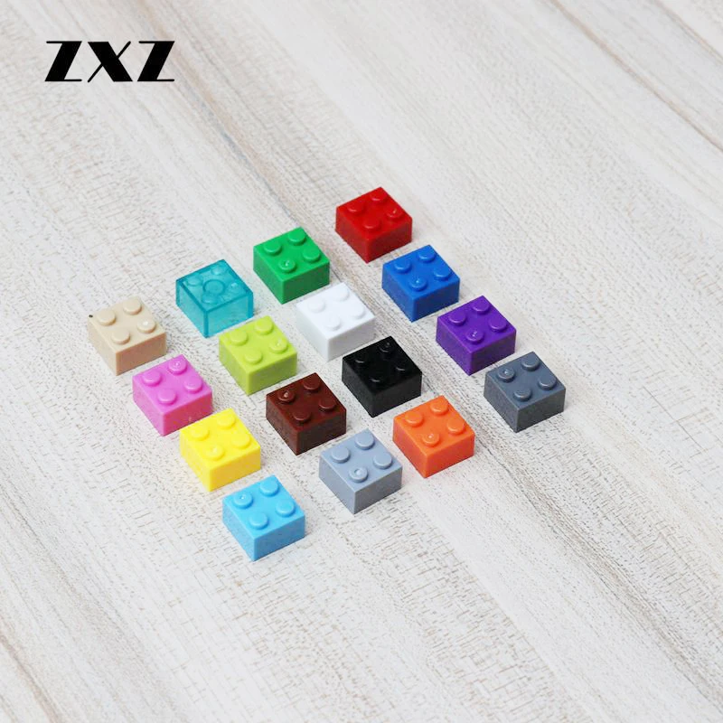 

50pcs/lot Bulk Classic Bricks 2 X 2 Self-Locking Building Blocks Models High Bricks Compatible With Legoes Small Parts 3003