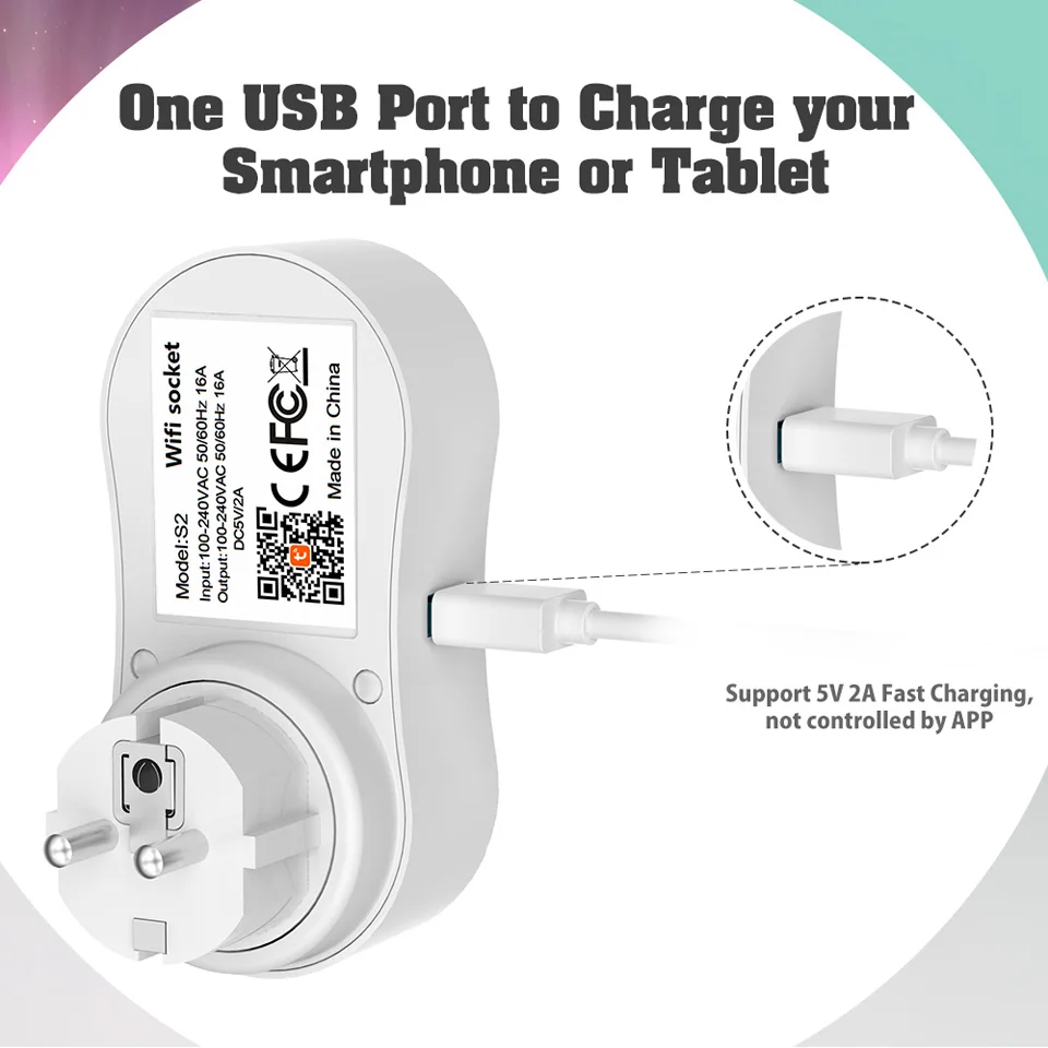 NTONPOWER S2 Smart Wifi Socket EU Plug (14)