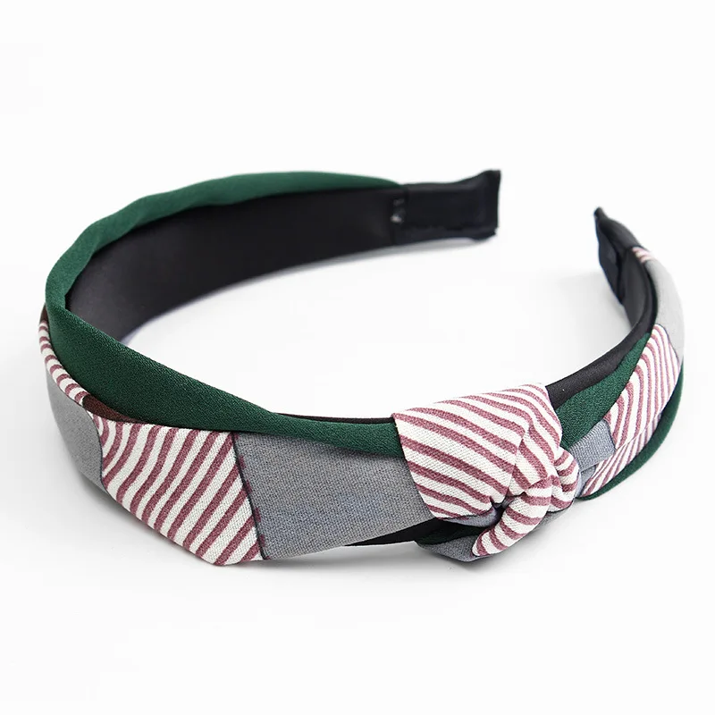 10 шт. Для женщин Hairband узел волос модные женские голову в богемном стиле Цветочный принт Обувь для девочек широкие Головные уборы Женские аксессуары для волос