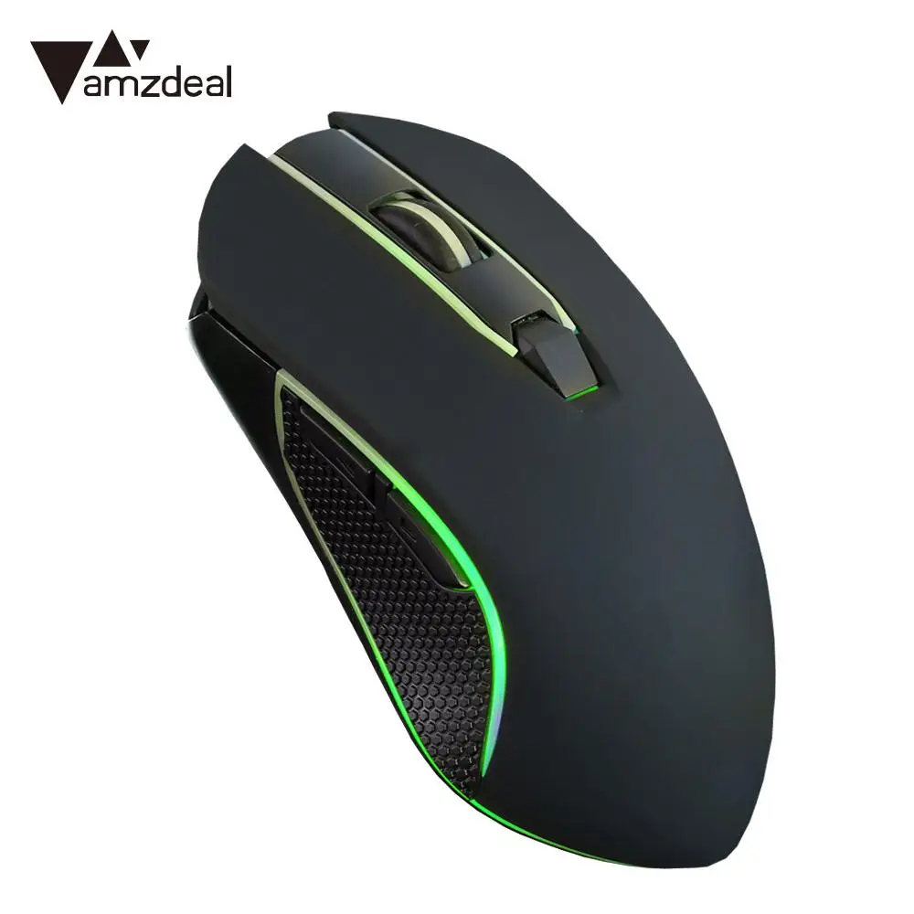 black Оптическая мышь Optoelectronic черная/белая беспроводная мышь PC 10 M 6 Key - Цвет: black