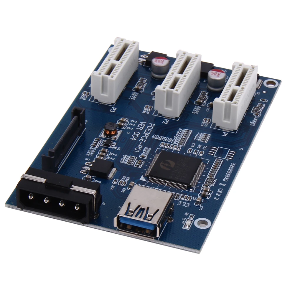 3 в 1 PCI Express PCI E 1X Слоты Riser Card адаптер расширения PCI-E порт добавить на карты супер скорость поддержка 3 порта